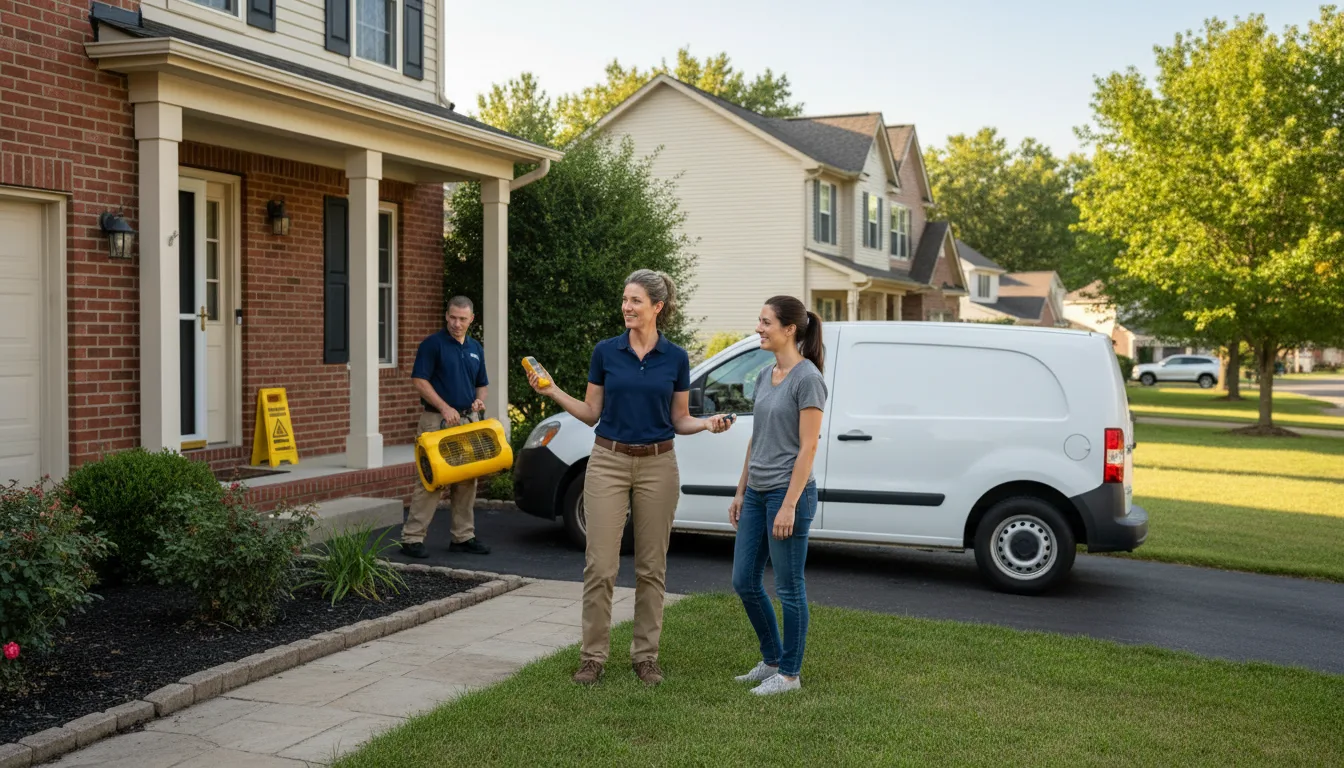 Water restoration image for Mildew Remediation in Cooksville, MD